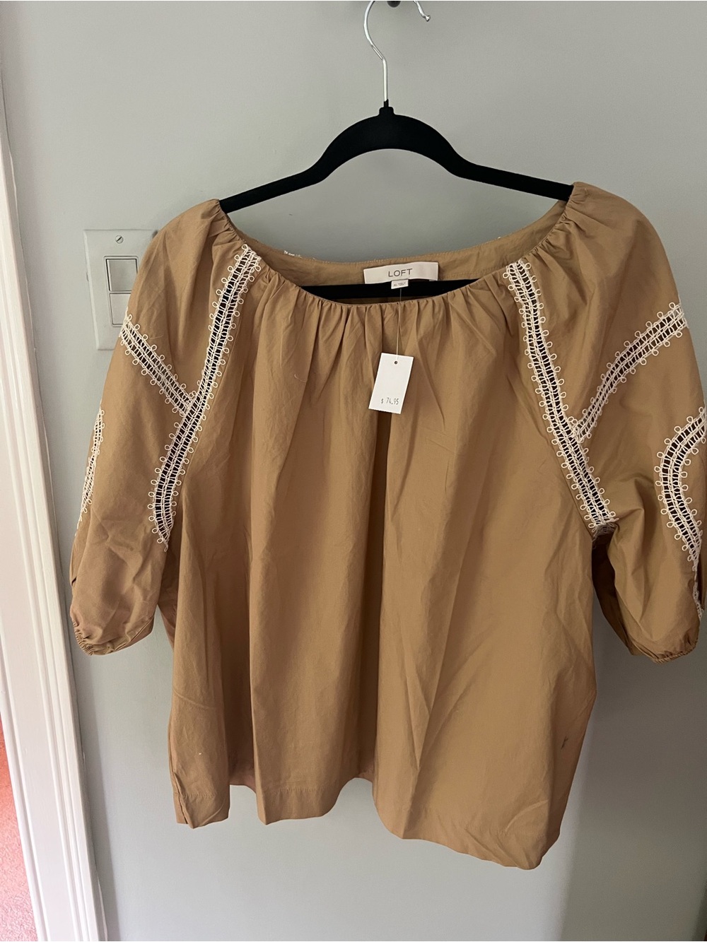 Loft cotton poplin blouse - Picture 3 of 3
